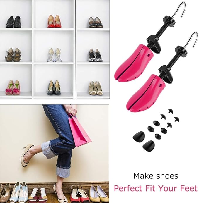 eachway Shoe Stretcher Shoe Trees,Adjustable Length & Width for Men and Women（For Women's 5.5-10