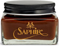 Saphir Medaille d'Or Pommadier Cream 75ml – Natural Cream Leather Shoe Polish, Leather Conditioner for Boots, Handbags