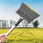 Snow Shovel for Driveway Ice Scraper, Heavy Duty Ice Chopper 53" Multifunctional Cleaning Shovel Ice Removal Tool, Wider Garden Flat Floor Scraper for Sidewalk Lawn Garden Farm Yard (1)
