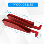 2PCS Car Seat Gap Filler Organizer, Car Seat Organizer, Multifunctional Seat Gap Storage Box for Phone Key, Fill The Gap & Stop Things from Dropping, Universal for Most Vehicles (Red)