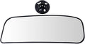 TRQ Driver Side Lower Mirror Glass Non Heated Snap On Compatible with 2012-2018 Nissan NV1500 NV2500 NV3500