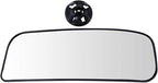 TRQ Driver Side Lower Mirror Glass Non Heated Snap On Compatible with 2012-2018 Nissan NV1500 NV2500 NV3500