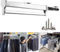 LJYT Pull-Out Wardrobe Clothes Rail,Extendable Closet Rod,Closet Organizer Rack for Pants/Coat/Scarves,35-65cm Available (Siz
