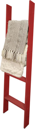 BARNWOODUSA Throw Blanket Ladder – Fully Assembled Reclaimed Wood – Rustic Decorative Ladder for Towels, Quilts, & More – Per