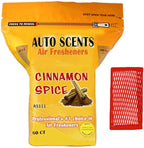 Professional Cinnamon Spice Scented Air Freshener Pads – Long-Lasting Odor Eliminators for Cars, Homes, RVs, Boats, Offices –