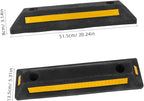 Gatuida Block for Garage Reflective Car Stopper for Schools Malls and Underground Parking Spaces Easy to Install Stable