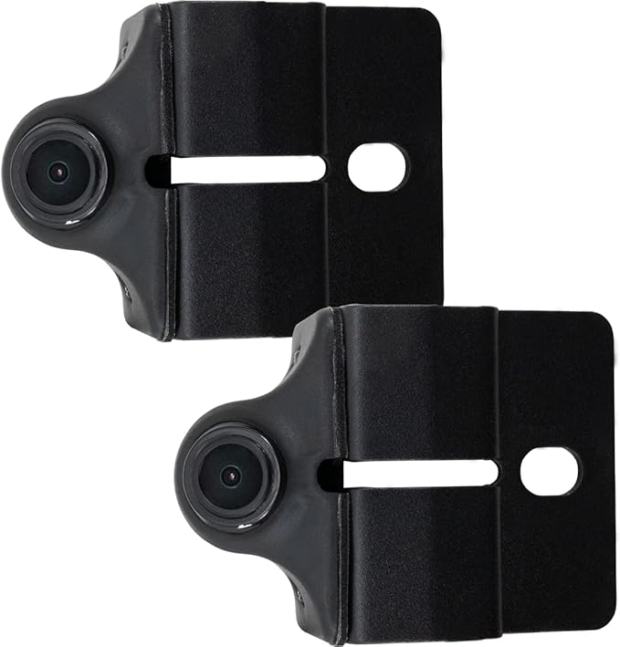 STINGER Wrangler JK AHD/CVBS Dual Blind Spot Side View Camera Kit, Easy Installation with Most Aftermarket Radios (Set of Two