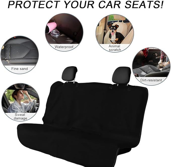 Car Towel Seat Cover, Waterproof Sweating Non-Slip Premium Soft Towel Carseat Protector, Universal Machine Washable Car Truck