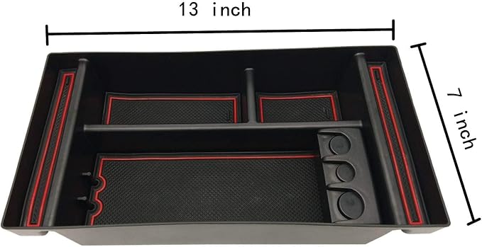 JOJOMARK Center Console Organizer Tray fits for 2019-2022 GMC Sierra/Chevy Silverado 1500 Accessories, 2020-2021 2022 2023 Silverado/Sierra 2500 HD/3500 HD