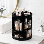 HBlife Extra Large 360 Rotating Makeup Organizer Adjustable Carousel Large Capacity Revolving Perfume Organizer Skincare Orga