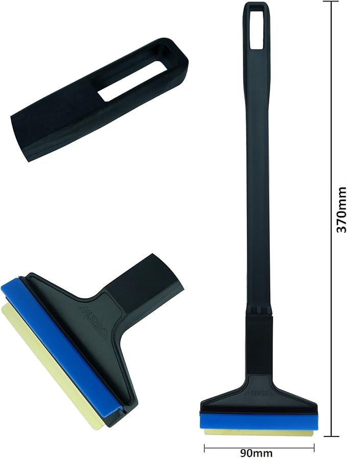 Car Ice Scraper Brass Blade 14,5 inch Ice Scraper Long Handle Ice Scraper for Car Snow Scraper Ice Scrapers for Car Windshield Original Murska from Europe (L&P A055 Random Color)