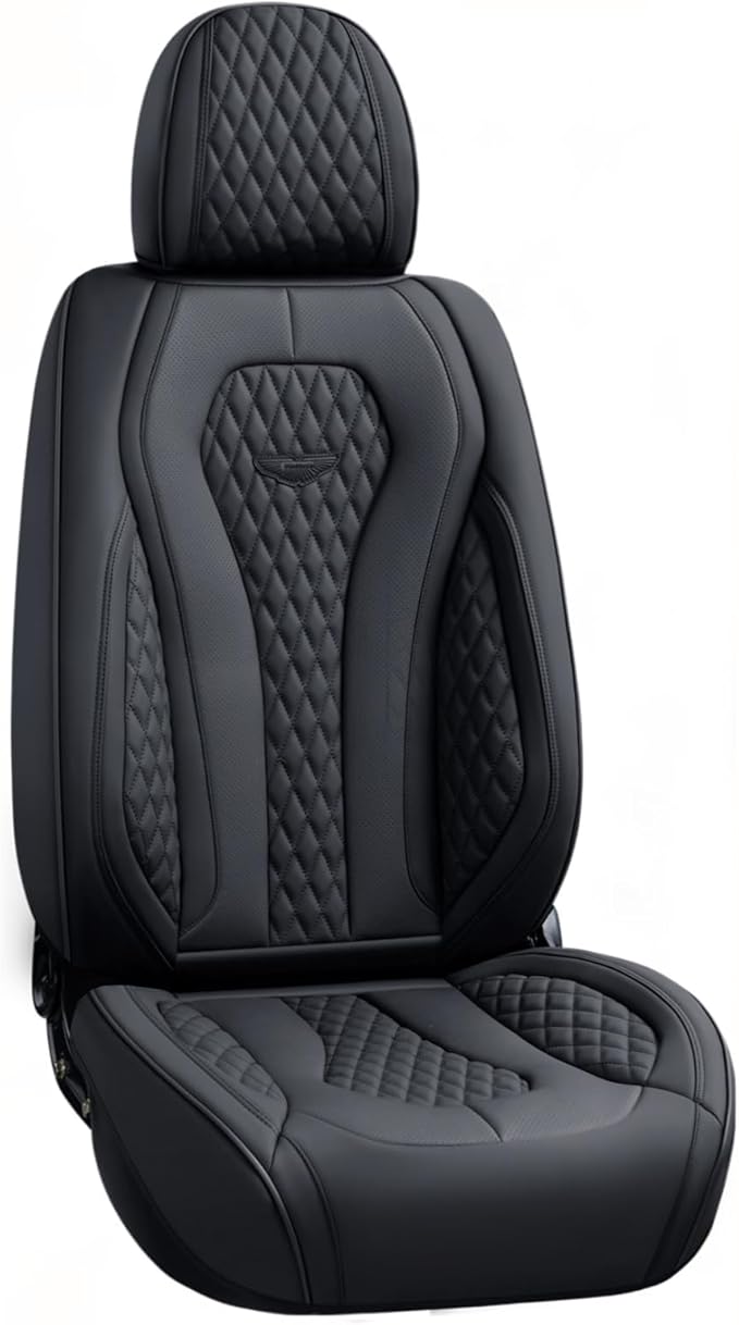 Coverado Seat Covers, Car Seat Covers Front Seats, Black Car Seat Cover, Waterproof Car Seat Covers, Car Seat Cushion, Front 