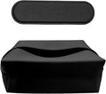 Car Tissue Holder, Leather Auto Headrest Hanging Napkin Box with Magnet-Attracting Adhesive Strip, Universal Vehicle Interior Paper Storage Organizer for Sun Visor, Center Console (Black)
