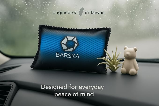 BARSKA 150g Rechargeable Desiccant Dehumidifiers – 2-Pack Reusable Moisture Absorbers for Safes, Closets, Cars, Basements – M
