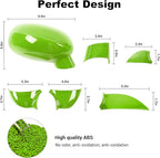 Voodonala for Challenger Rearview Mirror Cover Side Mirror Trim Shell Cover Decoration Trim for 2009-2024+Dodge Challenger Exterior Accessories ASB Green, 10pcs