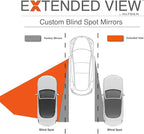 Blind Spot Mirrors- Compatible with Tesla Model 3 Extended View (Model X) - 2 Piece Set (Left & Right)