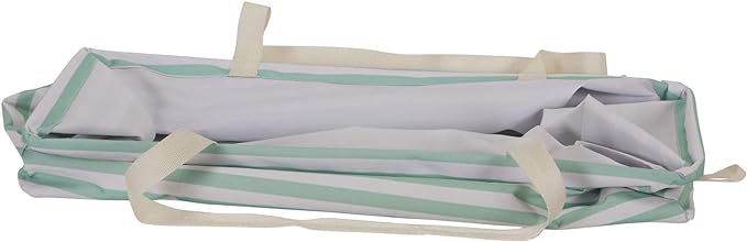 Household Essentials Teal Striped Krush Container All-Purpose Utility Tote