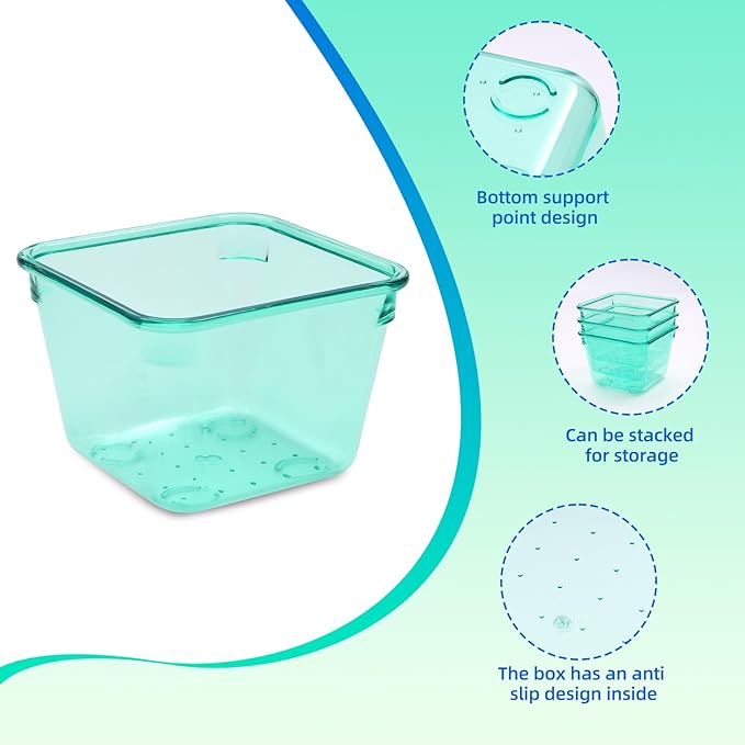 Kitchen Desk Drawer Organizers Storage for Office, Small Acrylic Vanity Trays Makeup for Drawer Bathroom Plastic Make up Orga
