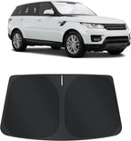 TINGLU Sun Shade for Land Rover Range Rover Sport 2014-2022 Accessories Windshield Sun Shade Window Shade UV Rays Protection Sun Visor Cover with Steering Wheel Sunshade Storage Bag