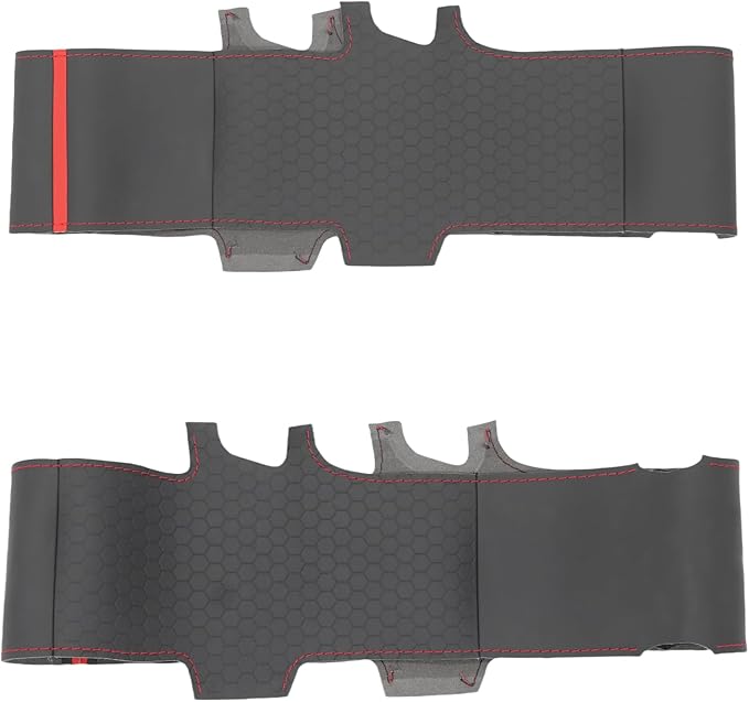 MEWANT Tesla Model 3 Highland/Model Y DIY Stitching Steering Wheel Cover Wrap for Tesla Model 3 Highland 2023-2025/Model Y 2025 Highland for Tesla Model 3/Model Y Accessories