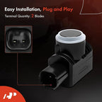 A-Premium Reverse Backup Parking Assist Sensor Compatible with Toyota Models - Camry, RAV4, Corolla, Prius, Tacoma, Highlander, Tundra, Sienna, 4Runner, Matrix, Avalon, Yaris, Venza, C-HR, Sequoia