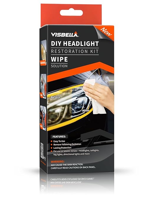 Auto Vehicle Headlight Restoration Kit, DIY Car Care Electric Repair Kit to Restore Oxidation Hazy Yellow Scratch for Headlig
