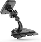 WixGear Rectangular Head Universal CD Slot Magnetic Car Mount Holder, for Cell Phones and Mini Tablets with Fast Swift-Snap Technology