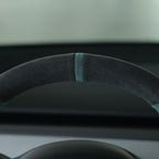 MEWANT Hand Stitched Steering Wheel Cover for Tesla Model 3 2017-2023 / Model Y 2020-2023 for Tesla Model 3/Y Accessories