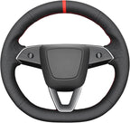 MEWANT Tesla Model 3 Highland/Model Y DIY Stitching Steering Wheel Cover Wrap for Tesla Model 3 Highland 2023-2025/Model Y 2025 Highland for Tesla Model 3/Model Y Accessories