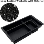 Center Console Organizer Compatible with 2015-2020 Chevy Yukon Tahoe Suburban and 2014-2018 GMC Sierra Silverado Tray Accessories Armrest Storage-Full Console w/Bucket Seats ONLY
