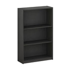 Furinno Jaya Book Shelf, 3-Tier Bookshelf, Standing Bookcase with Adjustable Shelves, 9.5 x 24.5 x 40.3, for Living Room, Bed