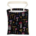 Car Trash Can, Cute Car Trash Bag, Hanging Car Organizer and Storage Bag, Trash Bin for Car Accessories, Vehicle, Travelling, Camping Colorful Boho Mushroom