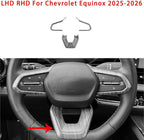 Steering Wheel Cover Compatible with Chevrolet Equinox 2025 2026, Auto Interior Upgrade Accessories-Wood Grain
