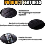 Bling Soft Leather Steering Wheel Cover, 15 Inch Colorful Rhinestones Auto Elastic Protector with Crystal Diamond for Women G