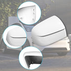 Jaronx Compatible with Tesla Model Y Mirror Cover Replacement Juniper 2025 2026, Right Passenger Side Clip-on Rear View Mirror Cover Cap for Model Y Juniper Accessories 1963539-D0-B (Pearl White)