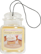 Yankee Candle Car Jar Ultimate, Vanilla Cupcake, 0.96 OZ (Pack of 6)
