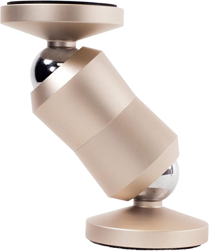 The Original Dual Magnetic Movable Phone Holder and Tablet Mount (Gold)