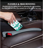Super Flexible Car Seat Gap Filler,Durable Car Organizer Between Seats for Tightly Filling Seat Gaps,Universal CCar Side Seat Gap Filler CCar Accessories for Women & Men (Gray/2PCS)…