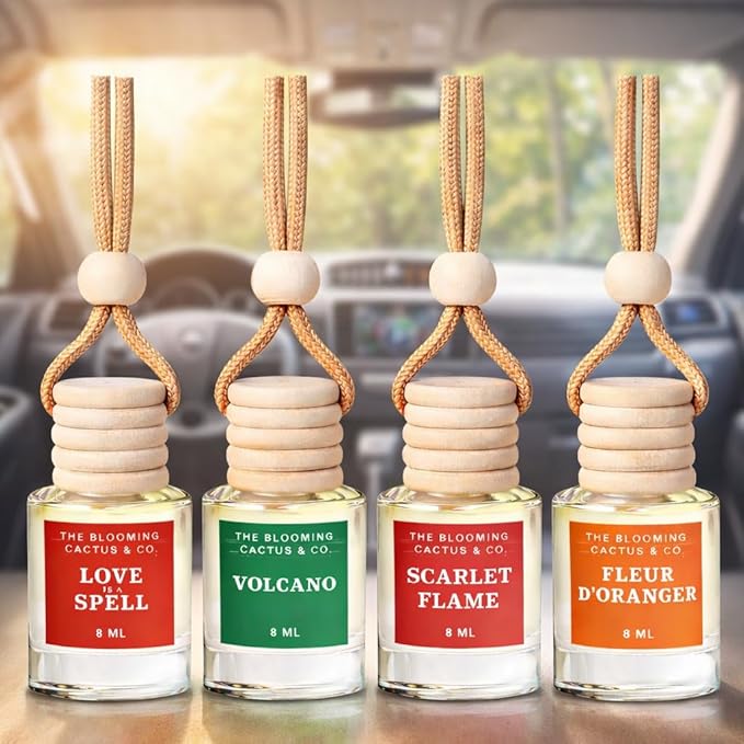 4 Pack Air fresheners | Long lasting car air fresheners, Hand-made in USA | Small room diffuser | Small Business Woman Owned.