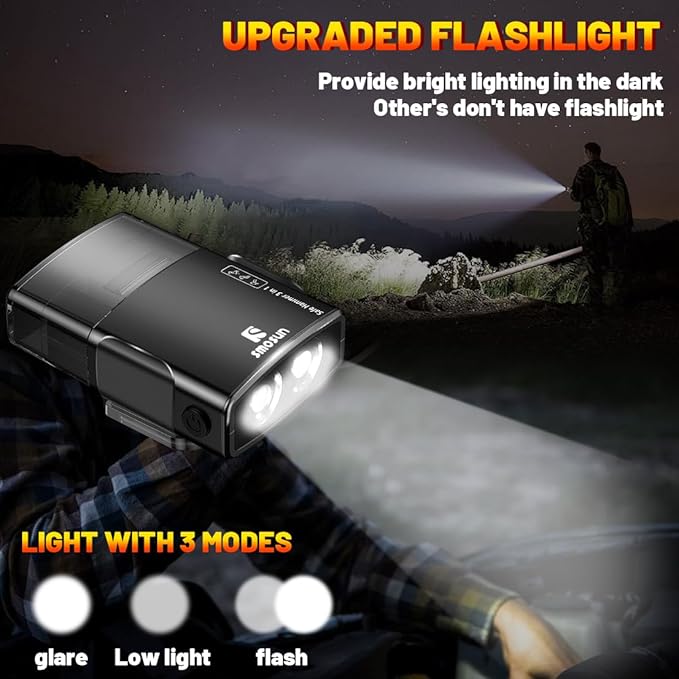 Upgraded Safe Hammer Glass Breaker Under Water, 3 in 1 Car Hammer Seatbelt Cutter Window Breaker Emergency Escape Tool, with 