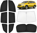 KUST Car Window Shades for Honda Pilot 2016-2022 Windshield Sun Shade Side Window Cover UV Block Privacy Protection Accessories for Camping Blackout Rear Back Full Set 8PCS