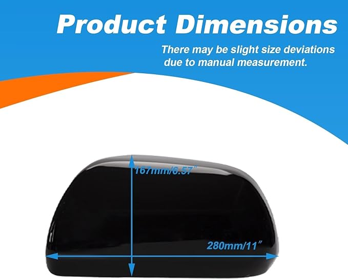 Car Door Rearview Mirror Cover Cap Housing Protective Cover For Exterior Mirrors Fit For Toyota Highlander 2008 2009 2010 2011 2012 2013(Pearl White,Left Driver Side)