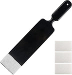 NEWISHTOOL Long Reach Auto Bulldozer Squeegee, Mini Paddle Scrubber for Window Tint Film Installing and Vehicle Windshield/Rear Window Glass Cleaning, 1 PC Bulldozer Tint Tool and 3 PCS Scrub Pads