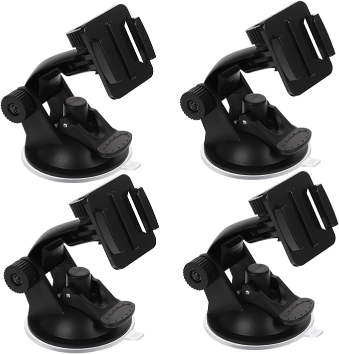 4pcs Dash Cam Mount Suction Cup Holder Cameras Stable Camera Bracket for Windshield and Dashboard Easy to Use Fits Practical Design for Cars