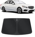TINGLU Sun Shade for Mercedes Benz GLE-Class 2012-2019(Not for GLE Coupe) Accessories Windshield Sun Shade Window Shade UV Rays Protection Sun Visor Cover with Steering Wheel Sunshade Storage Bag