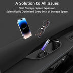4PCS Car Door Organizer Tray for RX 2023 2024 2025 Front & Rear Door Pocket Inner Organizer Trays TPE for RX Hybrid RX 350h 500h F Sport Premium+ Luxury F Sport Accessories Black