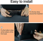 Universal Tactical Seat Back Organizer Vehicle Molle Panel Organizer Storage Bag with 5 Detachable Molle Pouch for All Vehicel Such as Jeep,Truck,SUV, Car, Ford,Chevy etc