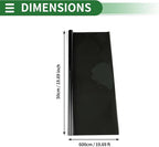 Motoforti Universal Car Window Tint Film Privacy Film 19.69 ft x 19.69 Inch Carbon 2 PLY PET Green 1 Pc VLT 14% IRR 63% UVR 94%