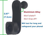Aluminium 17mm/0.67" Ball Mount Extension Arm, Solid 17mm Vent Clip Ball Extender Female to Male for Car Vent Phone Holder - Metal Made (2.87" Short Arm)