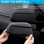 YHCDSEA Rearview Mirror Guard Cover for Tesla Model Y Juniper, Side Mirror Cover Exterior Accessories fit for Model Y Juniper 2025 2026 (Glossy Black)